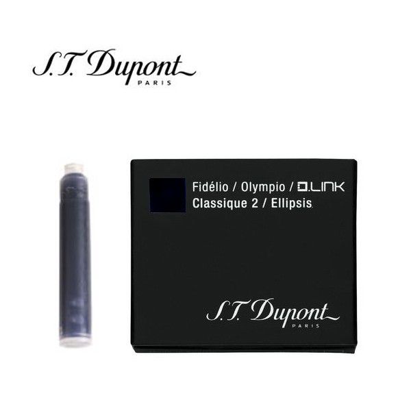 D-40100 s.t dupont Cartouches de stylo plume   Noir 